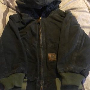 Worn Carhartt jacket.